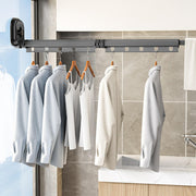 Suction Wall Mount Folding Clothes Drying Rack