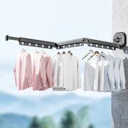 Suction Wall Mount Folding Clothes Drying Rack