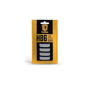 HeadBlade HB6 Refill Blades - 6 Stainless Steel Blades for No Tugging or Pulling, Shave Less, Works for Face, Body, and Scalp