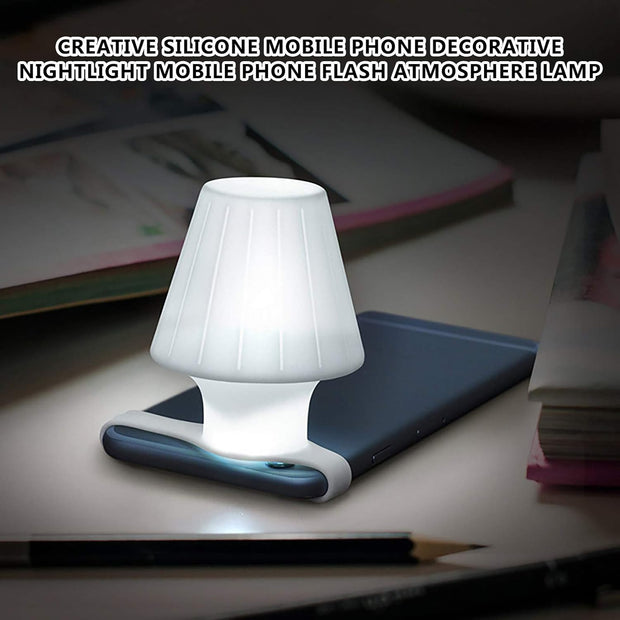 White Silicone Mobile Phone Lampshade