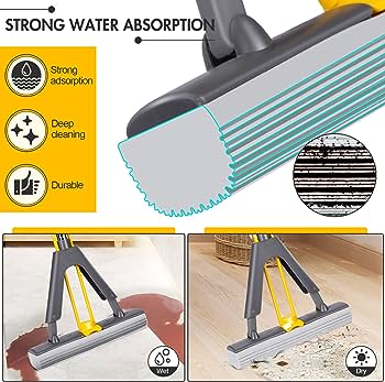 FloralVoid Premium Multi-Purpose Foldable Floor Cleaning Mop