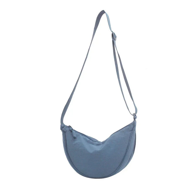 Nylon Hobos Chest Shoulder Bag Large Capacity Travel Crossbody Half Moon Belt Messenger for Women Bags Dropshipping / Wholesale