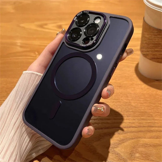 📱Tinted Shockproof Magnetic iPhone Case