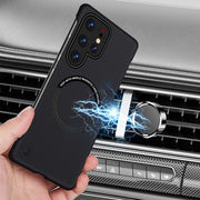 Ultra-Thin Solid Color Frameless Magnetic Attraction Phone Case For Samsung