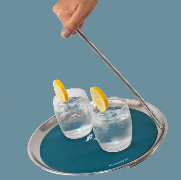 The Topple Tray – a single-handed serving tray